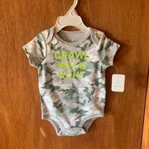 NWT Camouflage Onesie